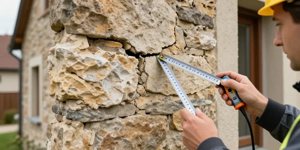 Combien coûte la réparation d'une fissure dans une maison