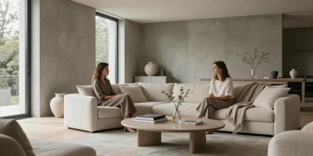 Intérieur de maison de luxe : pourquoi le quiet luxury tue silencieusement le clinquant ostentatoire