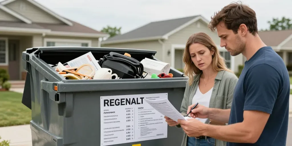 Prix location benne pour vider maison : le vrai coût caché que les loueurs oublient de vous dire