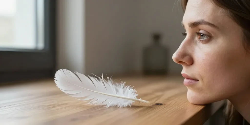 Trouver une plume à l'intérieur de sa maison signification : quand le hasard n'existe pas